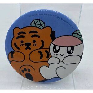 Seventeen Bonbon Y Muzik Tiger Pinback Button Sega Circular 3 Inch Bongbongee